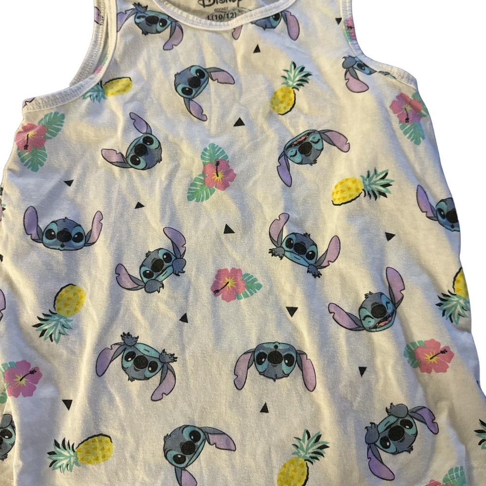 Disney Stitch Size 10/12 Girls Kids Top Shirt Spring Summer